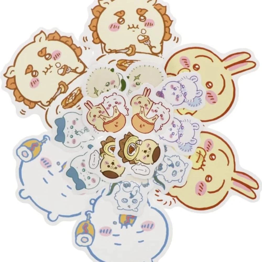 Brand New sunstar Chiikawa Piece Stickers Set (Mogu Mogu Orange)